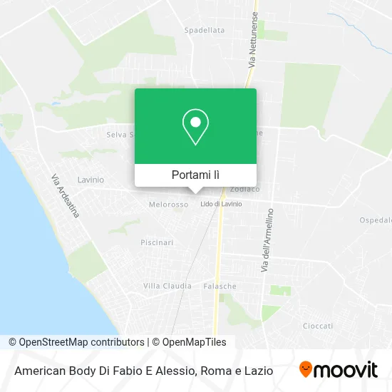 Mappa American Body Di Fabio E Alessio