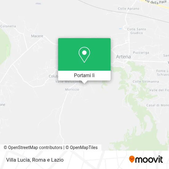 Mappa Villa Lucia