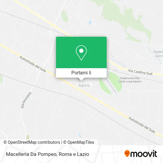 Mappa Macelleria Da Pompeo
