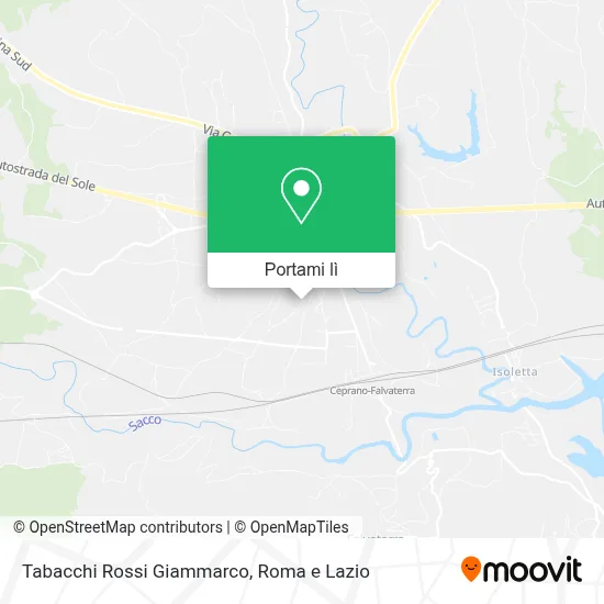 Mappa Tabacchi Rossi Giammarco