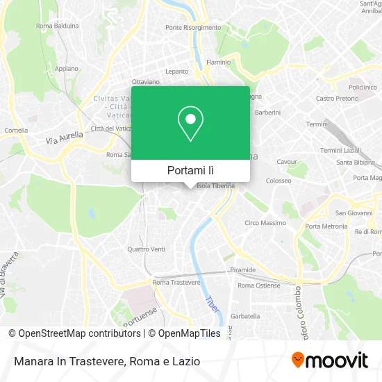 Mappa Manara In Trastevere