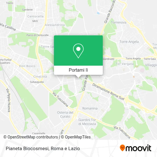 Mappa Pianeta Biocosmesi
