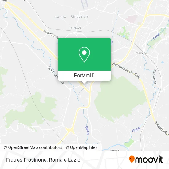 Mappa Fratres Frosinone