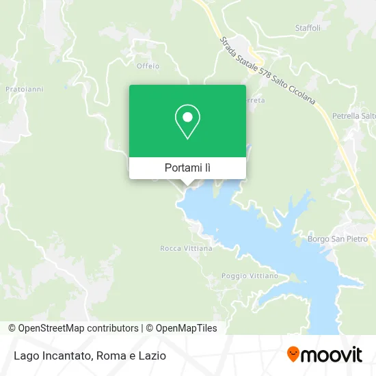 Mappa Lago Incantato