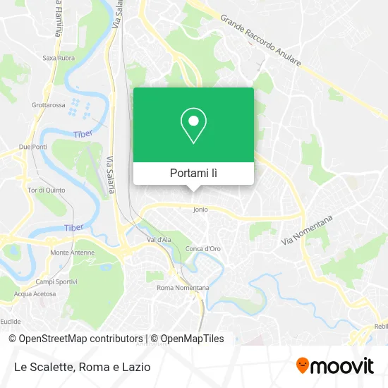 Mappa Le Scalette