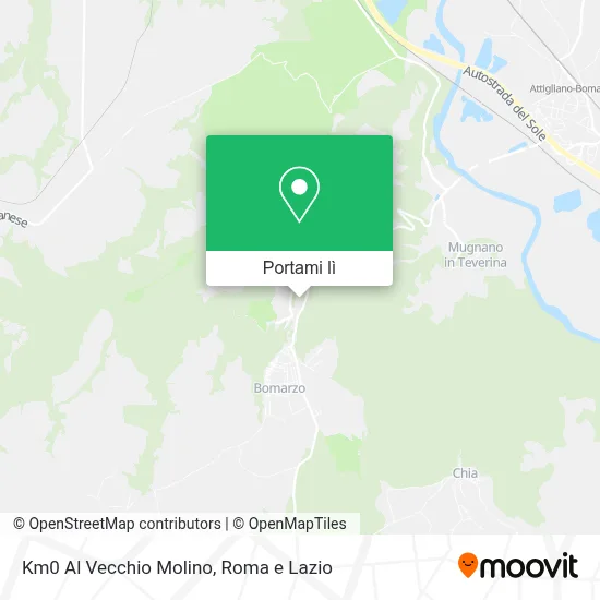 Mappa Km0 Al Vecchio Molino