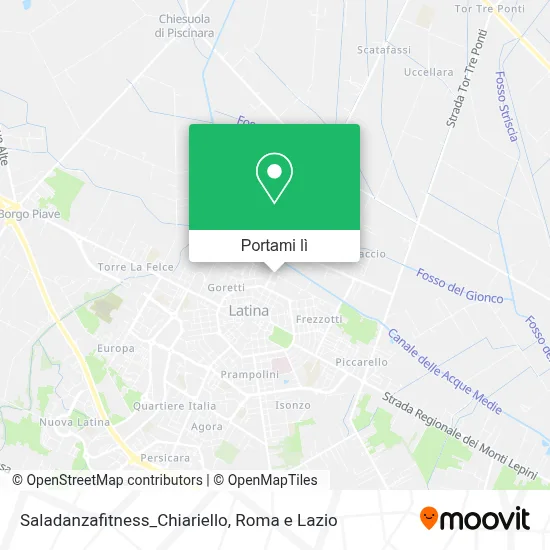 Mappa Saladanzafitness_Chiariello