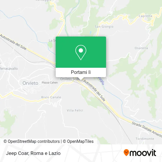 Mappa Jeep Coar