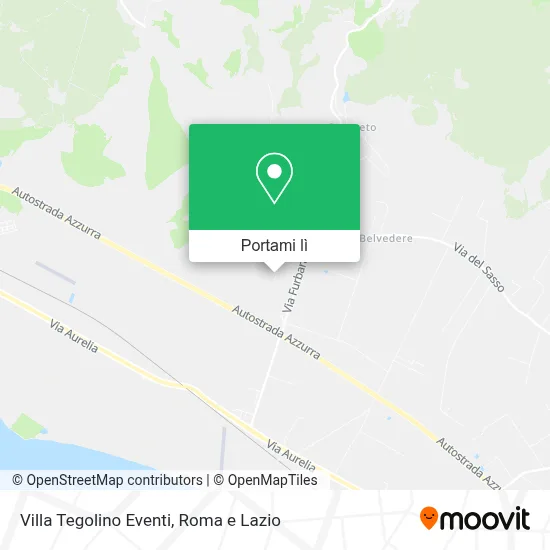 Mappa Villa Tegolino Eventi