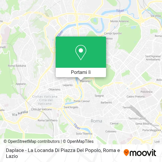 Mappa Daplace - La Locanda Di Piazza Del Popolo