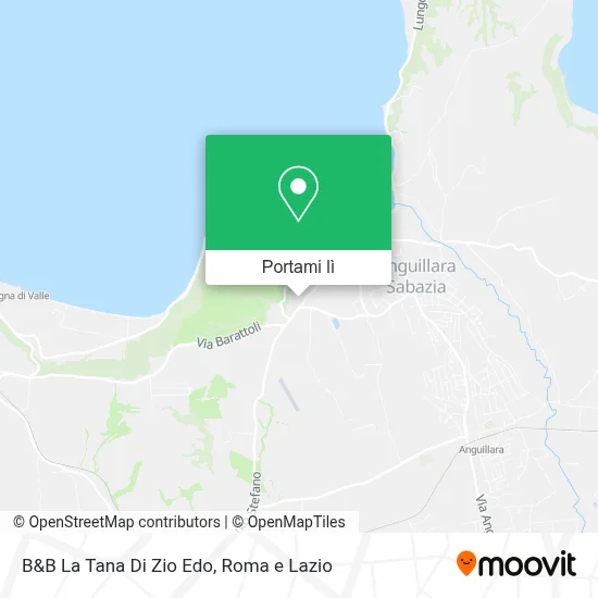 Mappa B&B La Tana Di Zio Edo