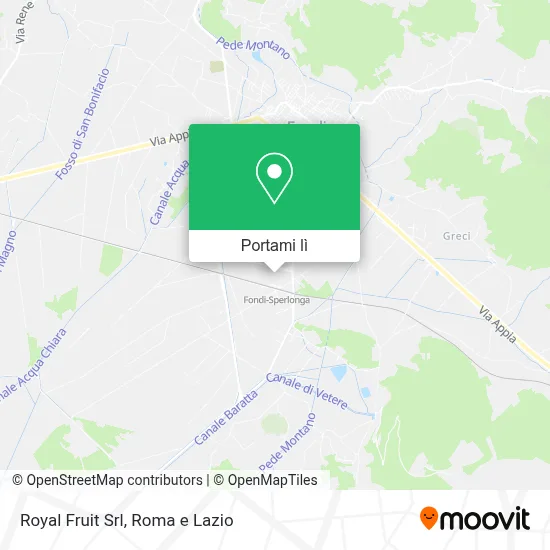 Mappa Royal Fruit Srl