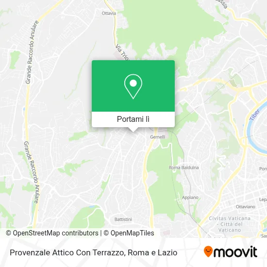 Mappa Provenzale Attico Con Terrazzo