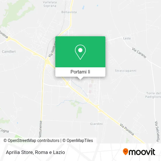 Mappa Aprilia Store