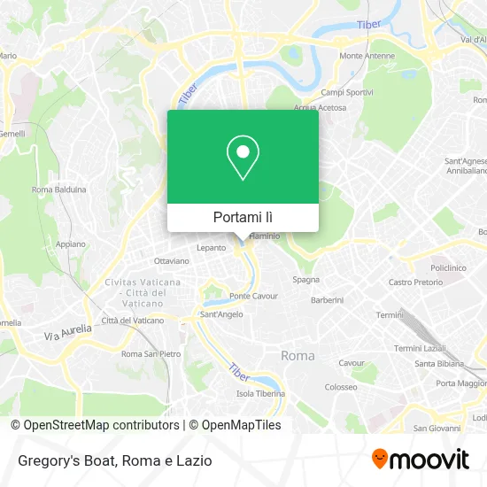 Mappa Gregory's Boat