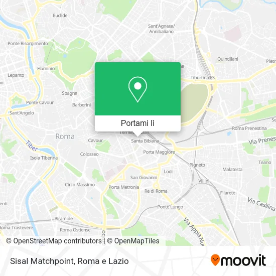 Mappa Sisal Matchpoint