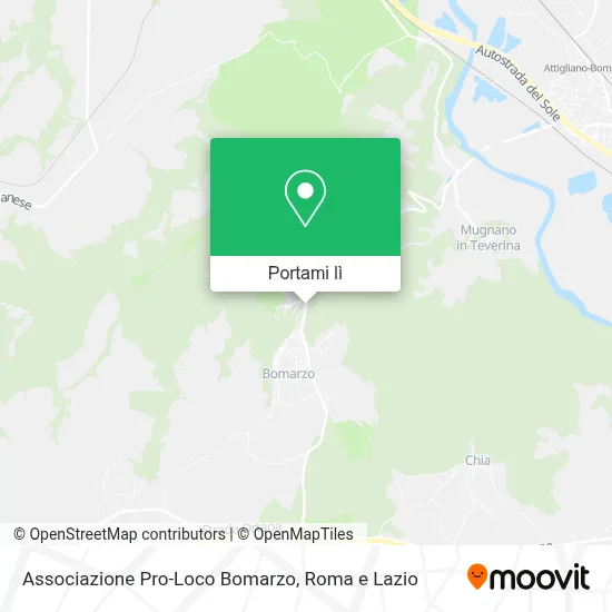 Mappa Associazione Pro-Loco Bomarzo