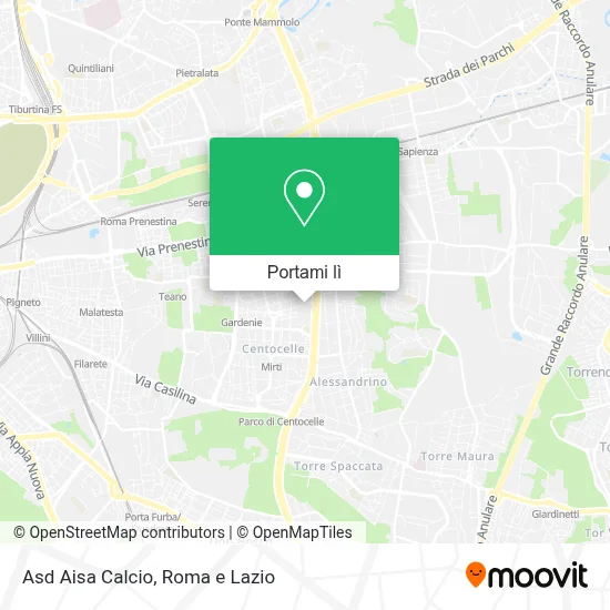 Mappa Asd Aisa Calcio