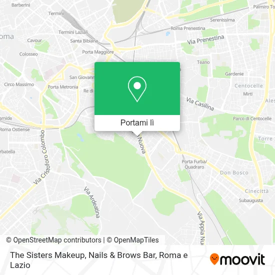 Mappa The Sisters Makeup, Nails & Brows Bar