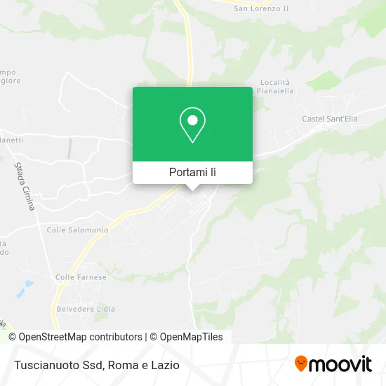 Mappa Tuscianuoto Ssd