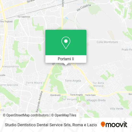 Mappa Studio Dentistico Dental Service Srls