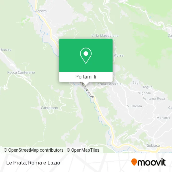 Mappa Le Prata