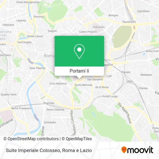 Mappa Suite Imperiale Colosseo