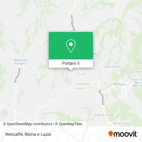 Mappa Wetcaffè