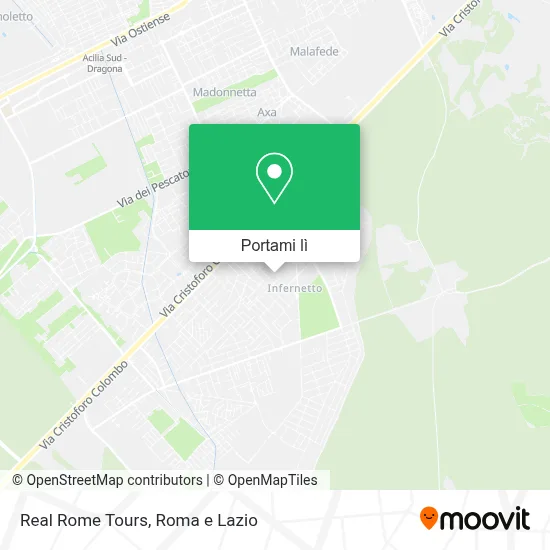 Mappa Real Rome Tours