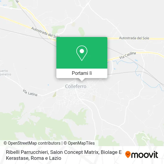 Mappa Ribelli Parrucchieri, Salon Concept Matrix, Biolage E Kerastase
