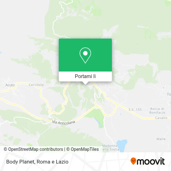 Mappa Body Planet