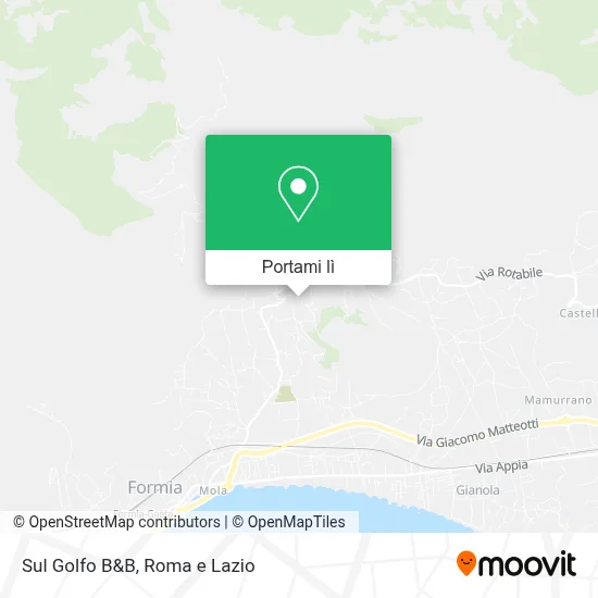 Mappa Sul Golfo B&B