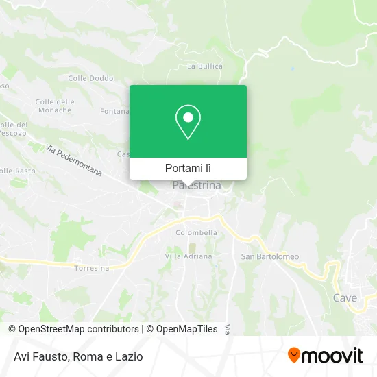 Mappa Avi Fausto