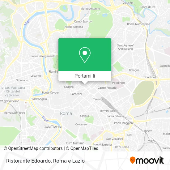 Mappa Ristorante Edoardo