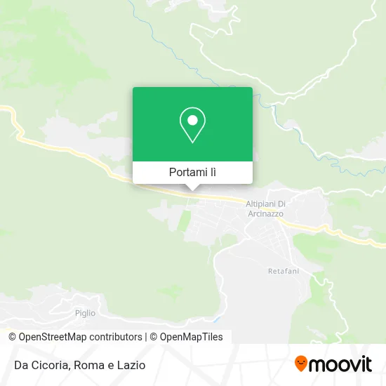 Mappa Da Cicoria
