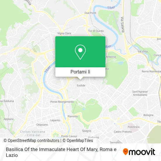 Mappa Basilica Of the Immaculate Heart Of Mary