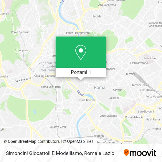Mappa Simoncini Giocattoli E Modellismo