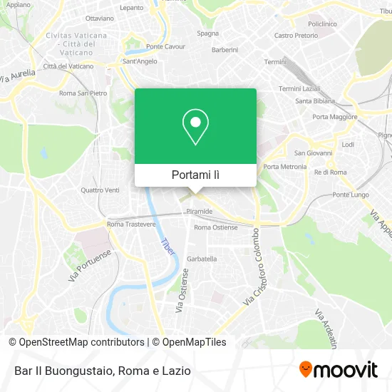 Mappa Bar Il Buongustaio