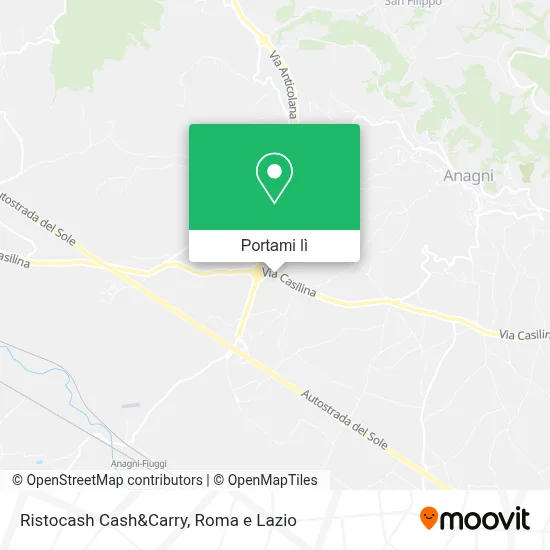 Mappa Ristocash Cash&Carry