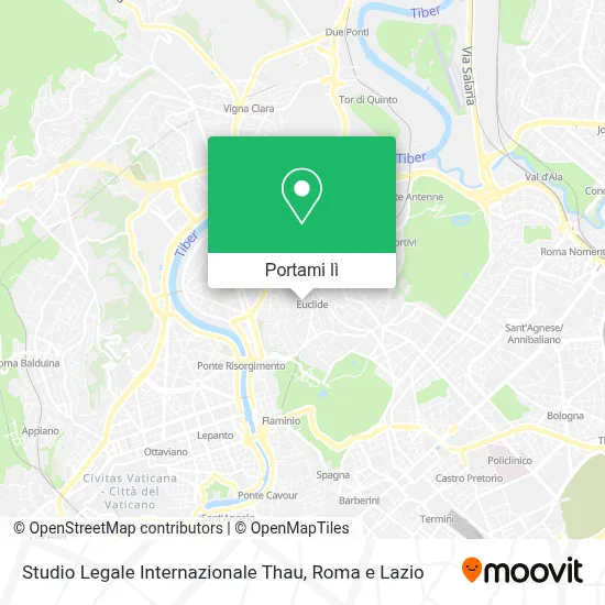 Mappa Studio Legale Internazionale Thau