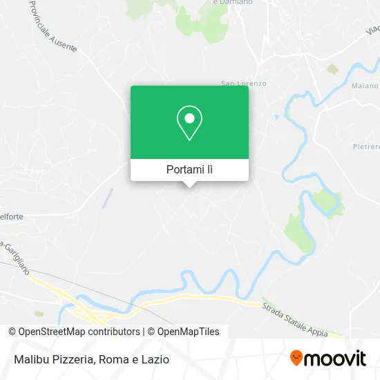 Mappa Malibu Pizzeria