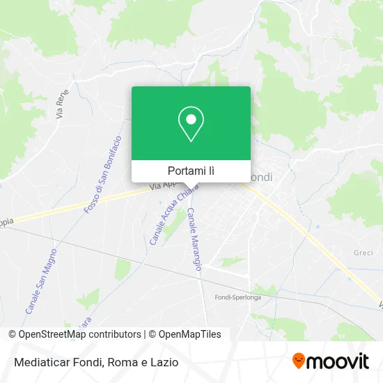 Mappa Mediaticar Fondi