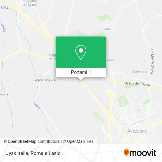 Mappa Jysk Italia