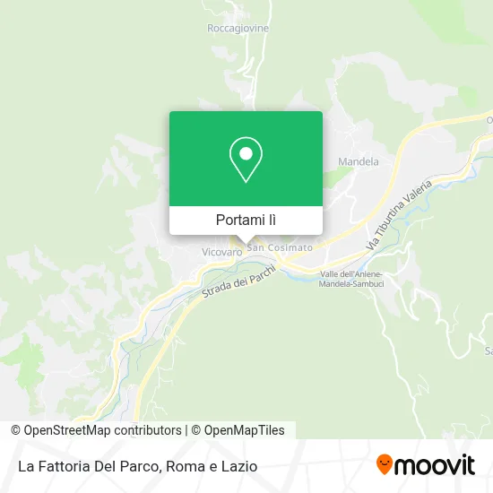 Mappa La Fattoria Del Parco