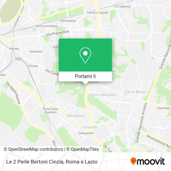 Mappa Le 2 Perle Bertoni Cinzia