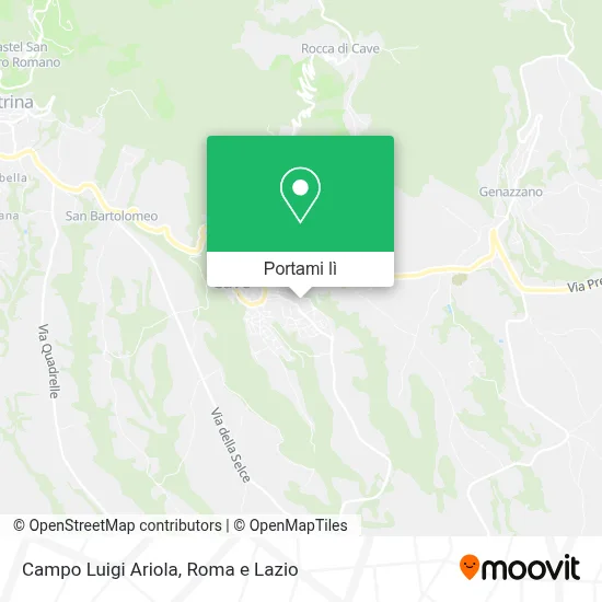Mappa Campo Luigi Ariola