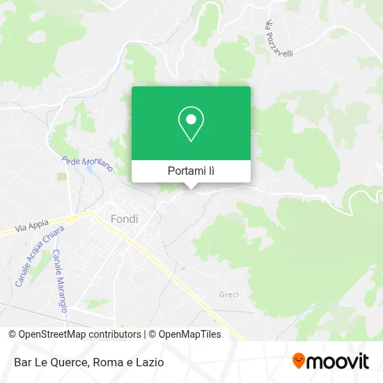 Mappa Bar Le Querce