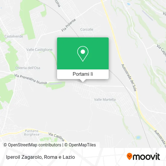 Mappa Iperoil Zagarolo
