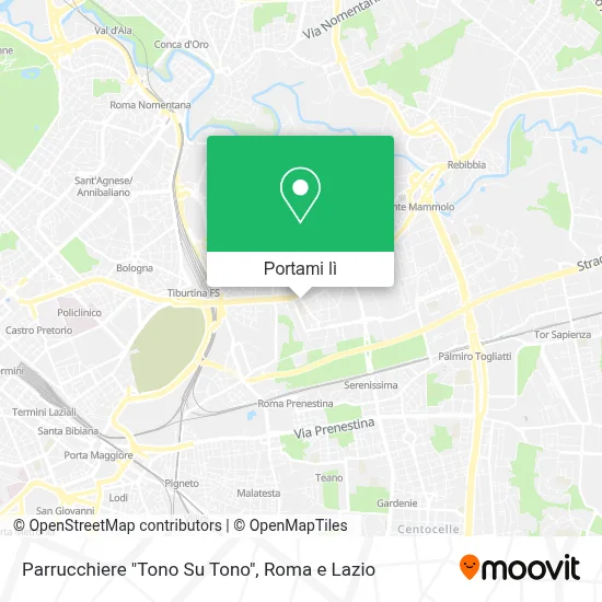 Mappa Parrucchiere "Tono Su Tono"