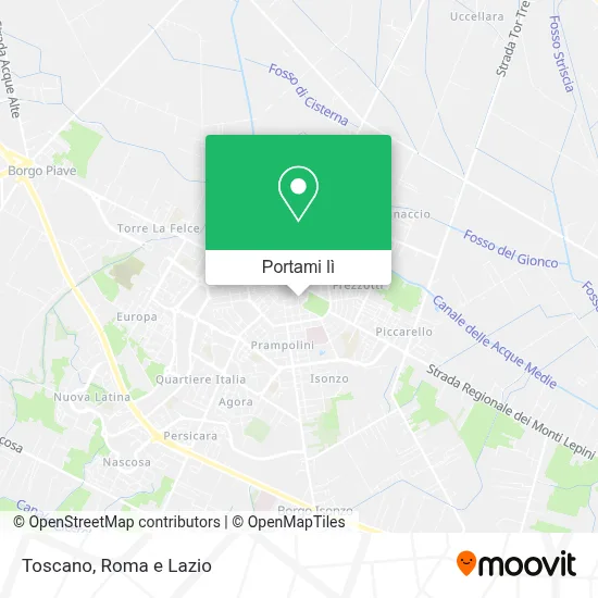 Mappa Toscano